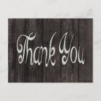 Schwarzwald Rustikal Danke Post Card