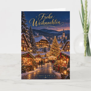 Schwarzwald Weihnachtsmarkt Frohe Weihnachten