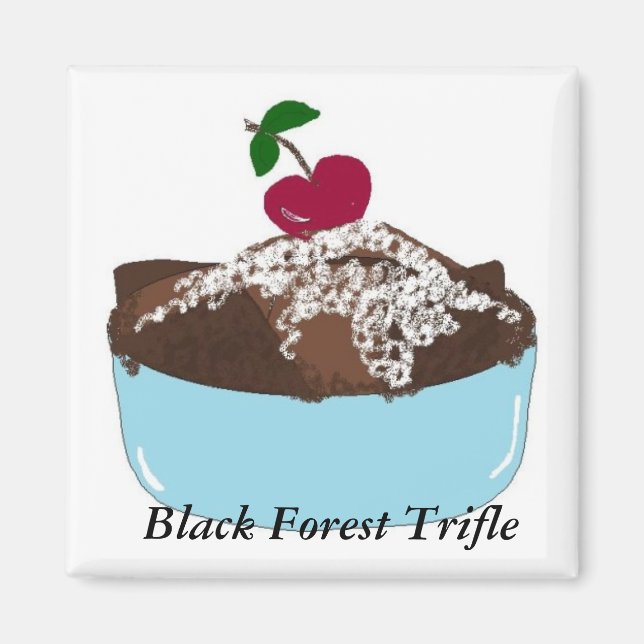 Schwarzwälder Trifle Magnet (Vorne)