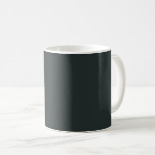 Schwarzwaldgrün, Solid Color Kaffeetasse