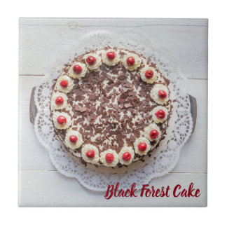 Schwarzwaldkuchen zum Tortenbacken Fliese