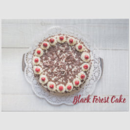 Schwarzwaldkuchen zum Tortenbacken Seidenpapier