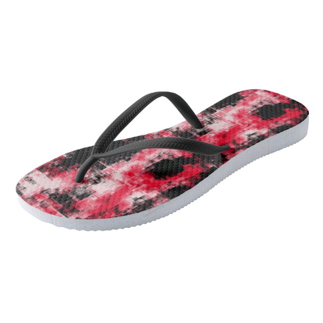 Schwarzweiß abstrakt flip flops (Schrägansicht)