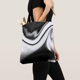 Schwarzweiß abstrakt tasche