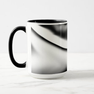 Schwarzweiß abstrakt tasse