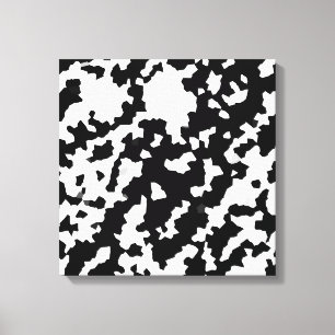 Schwarzweiß-Abstrakte Camouflage-Download und Leinwanddruck