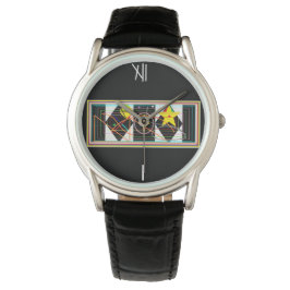 Schwarzweiß Armbanduhr
