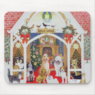 Schwarzweiss-Bärte Mousepad