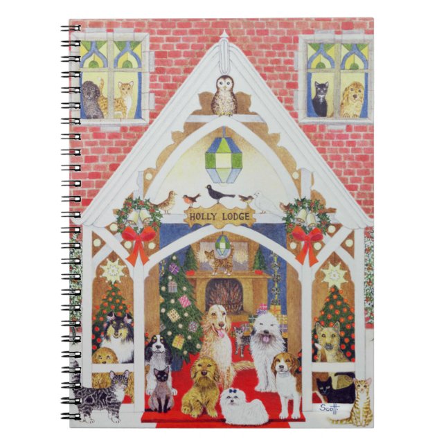 Schwarzweiss-Bärte Notizblock (Vorderseite)