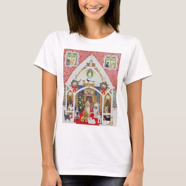 Schwarzweiss-Bärte T-Shirt (Vorderseite)