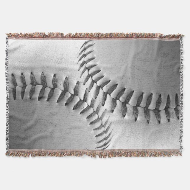 Schwarzweiss-Baseball Decke (Vorderseite)