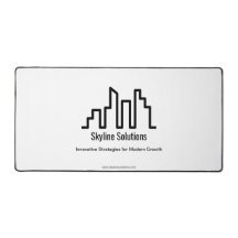 Schwarzweiß-Berufliche Schreibmatte