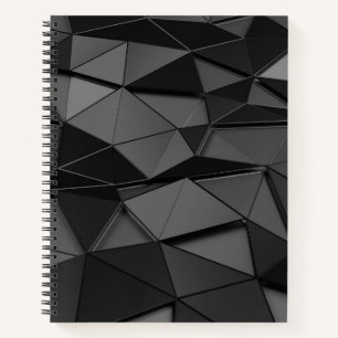 Schwarzweiß-Bullet-Journal/Lined-Notebook Notizbuch