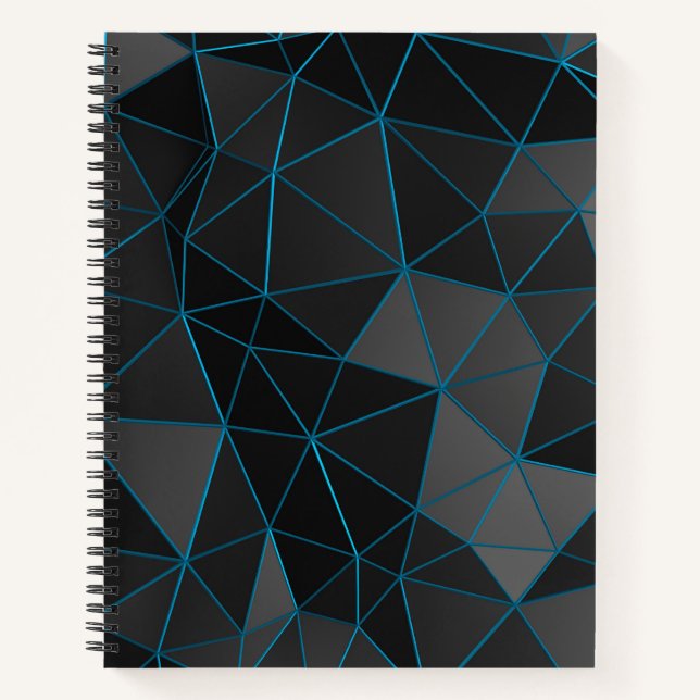 Schwarzweiß-Bullet-Journal/Lined-Notebook Notizbuch (Vorderseite)