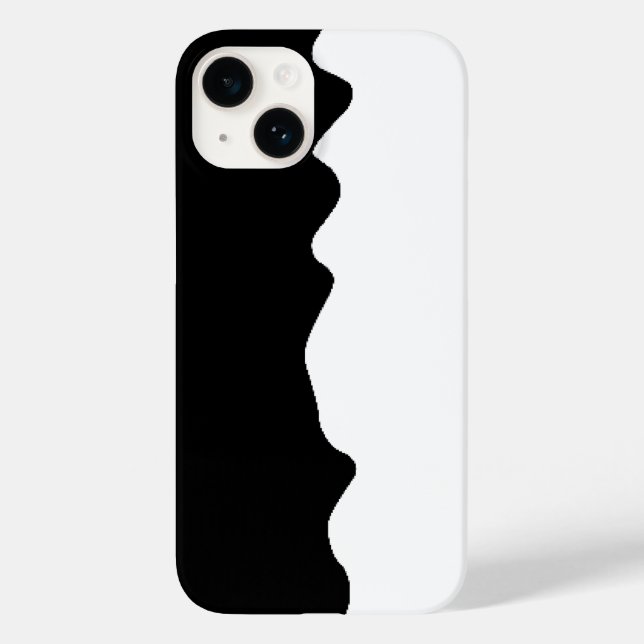 Schwarzweiß Case-Mate iPhone 14 Hülle (Rückseite)