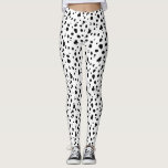 Schwarzweiss-Dalmatiner-Druck Leggings<br><div class="desc">Seien Sie in Schwarzweiss mutig! Diese modernen trendy dalmatinischen Tierdruck-Leggings sind für diesen Pop des Tierdruckes groß. Schauen Sie in Schwarzweiss mit diesen fabelhaften Hundestellen-Leggings hoch entwickelt.</div>
