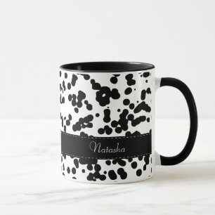Schwarzweiss-Dalmatiner-Stellen Tasse