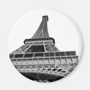Schwarzweiss-Eiffelturm-Magnet Magnet