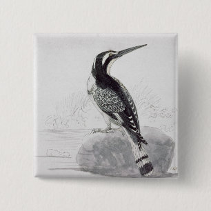Schwarzweiss-Eisvogel Button