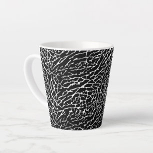 Schwarzweiß-Elefantendruck Milchtasse