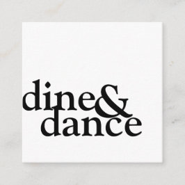 Schwarzweiß-Empfang Begleitkarte