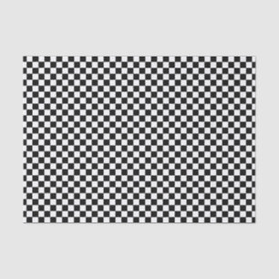 Schwarzweiss-Farbe des Schachbrett-Brett- DIY Seidenpapier