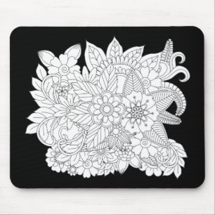 Schwarzweiß, Farbe: Mousepad