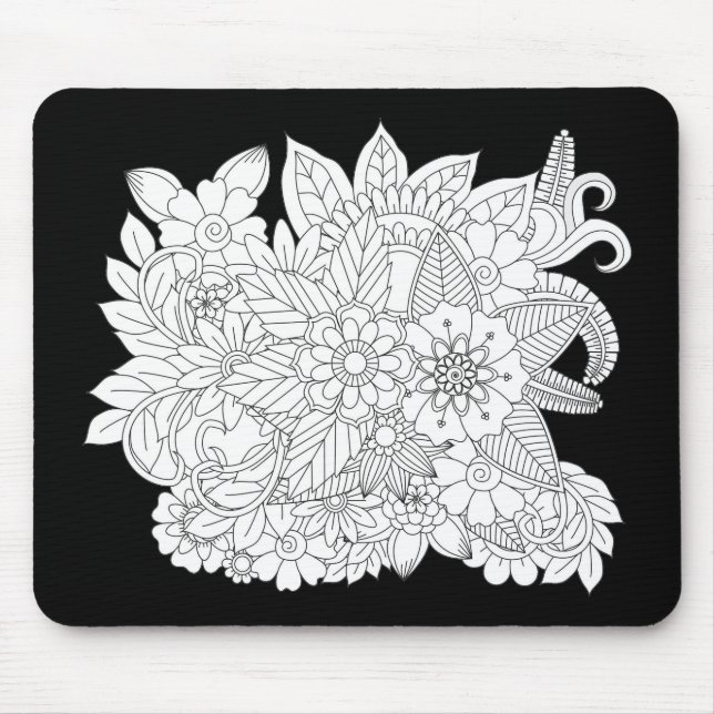 Schwarzweiß, Farbe: Mousepad (Vorne)