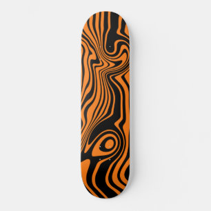 Schwarzweiß-Farbskateboard Skateboard
