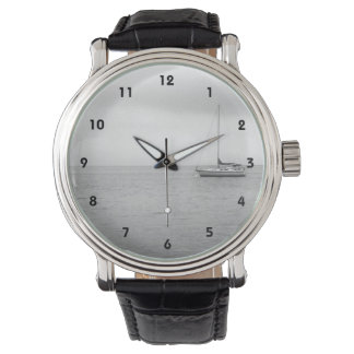 Schwarzweiß-Foto Armbanduhr