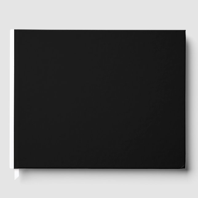 Schwarzweiß-Foto Gästebuch (Vorderseite)