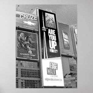Schwarzweiss-Foto Toronto Kanada Poster