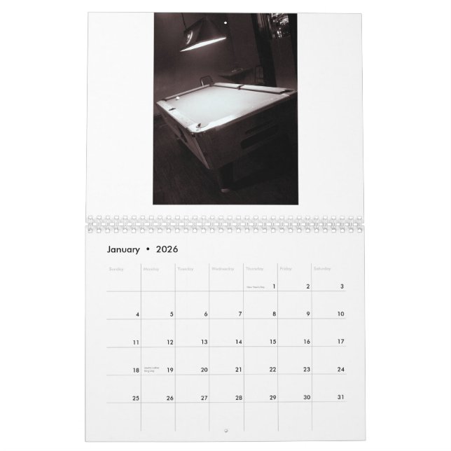Schwarzweiss, Fotografien durch Sabri… Kalender (Jan 2026)