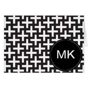 Schwarzweiss-geometrisches