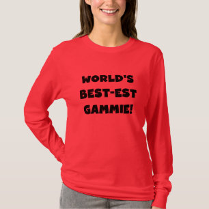 Schwarzweiss-Geschenke des Gut-est Gammie der Welt T-Shirt