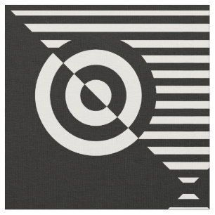 Schwarzweiss-Gewebe der grafischen visuellen Stoff