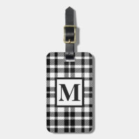 Schwarzweiss-Gingham-Muster