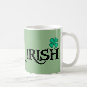 Schwarzweiß-grüne Tasse