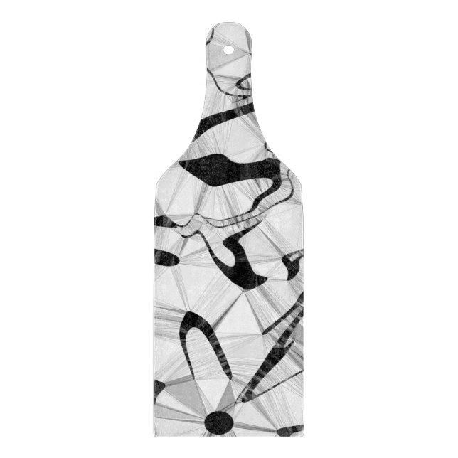 Schwarzweiß in Motion Chopping Board Schneidebrett (Vorderseite)