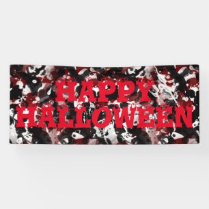 Schwarzweiß-INK-SPLASHEN - nahtloses Muster Banner