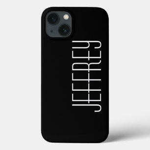 Schwarzweiß, Jumbo-Name, Minimalistisch Case-Mate iPhone Hülle