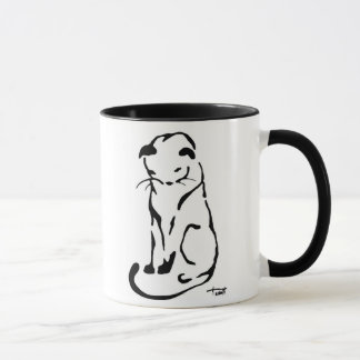 Schwarzweiss-Katzen-Tasse Tasse