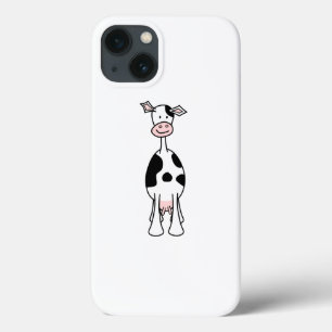 Schwarzweiss-Kuh-Cartoon. Front Case-Mate iPhone Hülle