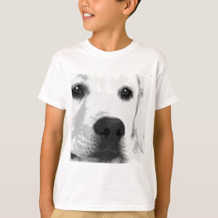 Schwarzweiss-Labrador retriever T-Shirt