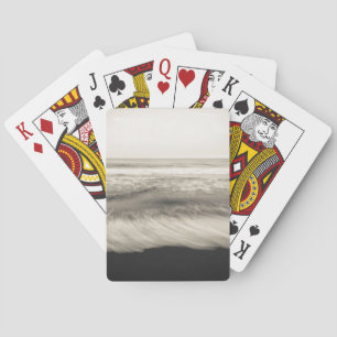 Schwarzweiß-Landschaft Hawaii Spielkarten