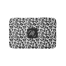 Schwarzweiss-Leopard-Druck mit kundenspezifischem