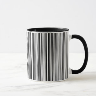Schwarzweiss-Linien Tasse