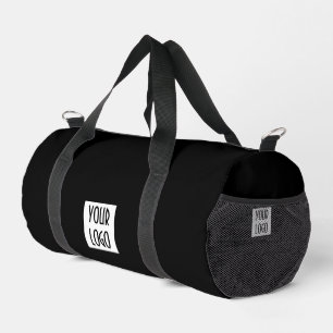 Schwarzweiß-Logo-Geschäftsförderungs-Profi Duffle Bag