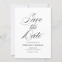 Schwarzweiß-Minimalistische Schrift