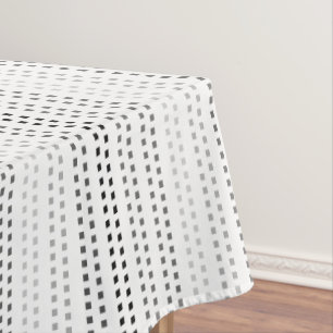 Schwarzweiß mit veränderbarer Hintergrundfarbe Tischdecke